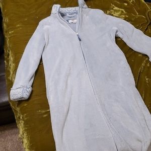 Anne Klein Blue Frost Fleece Robe